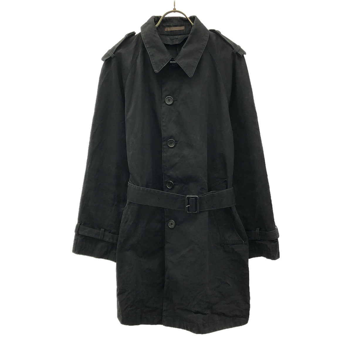 PS Paul Smith ピーエス ポールスミス トレンチコート L ブラック メンズ