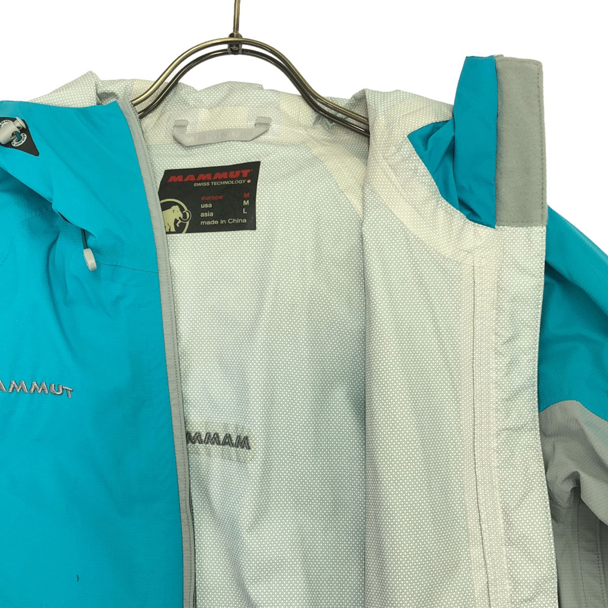 Mammut マムート ナイロンジャケット L ブルー系 ドライテックジャケット アウトドア メンズ