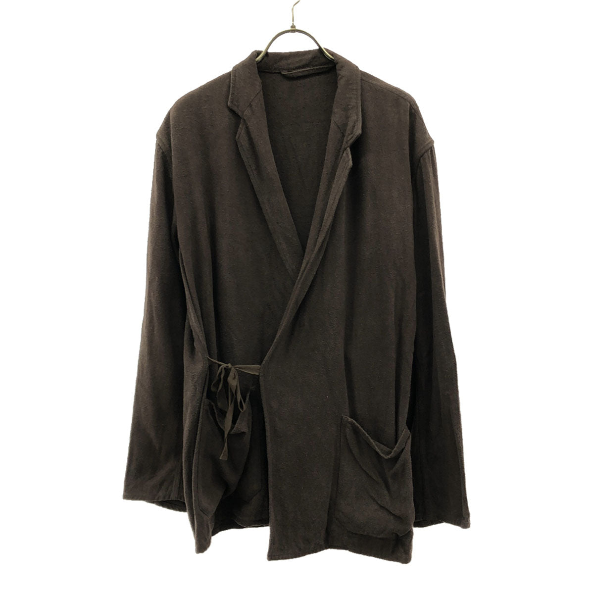 COMOLI コモリ 日本製 シルクネップ ジャケット 2 ブラウン メンズ