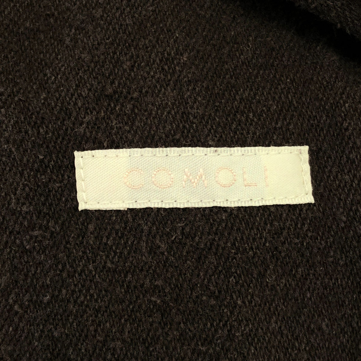 COMOLI コモリ 日本製 シルクネップ ジャケット 2 ブラウン メンズ