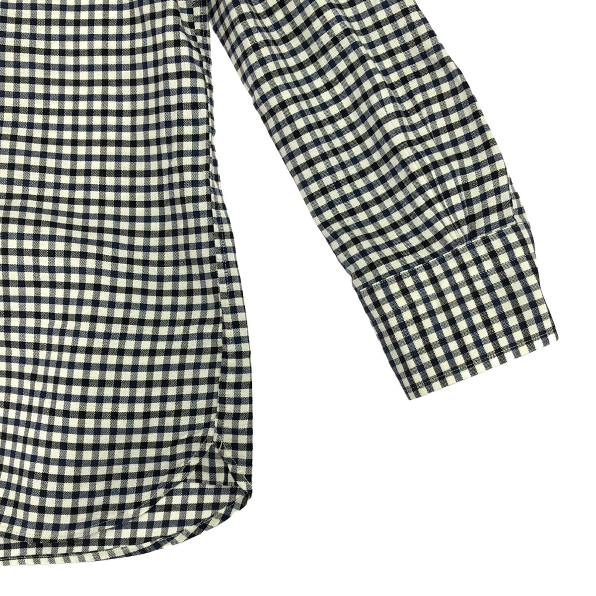 MACKINTOSH PHILOSOPHY マッキントッシュフィロソフィー 三陽商会 チェック柄 長袖 ボタンダウンシャツ 38 ネイビー系 メンズ