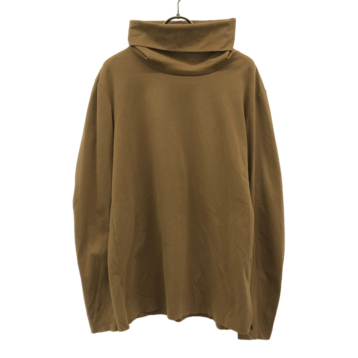 KAZUYUKI KUMAGAI ATTACHMENT カズユキクマガイアタッチメント 日本製 長袖 タートルネック カットソー 2 ブラウン ロンT メンズ