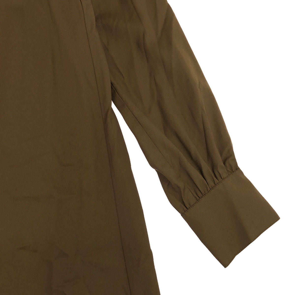 未使用 AMERI UNDRESSED アメリ 花柄刺繍 長袖 エンブロインダリー ロングワンピース M ブラウン系 タグ付き MADELYN EMBROIDERY DRESS レディース