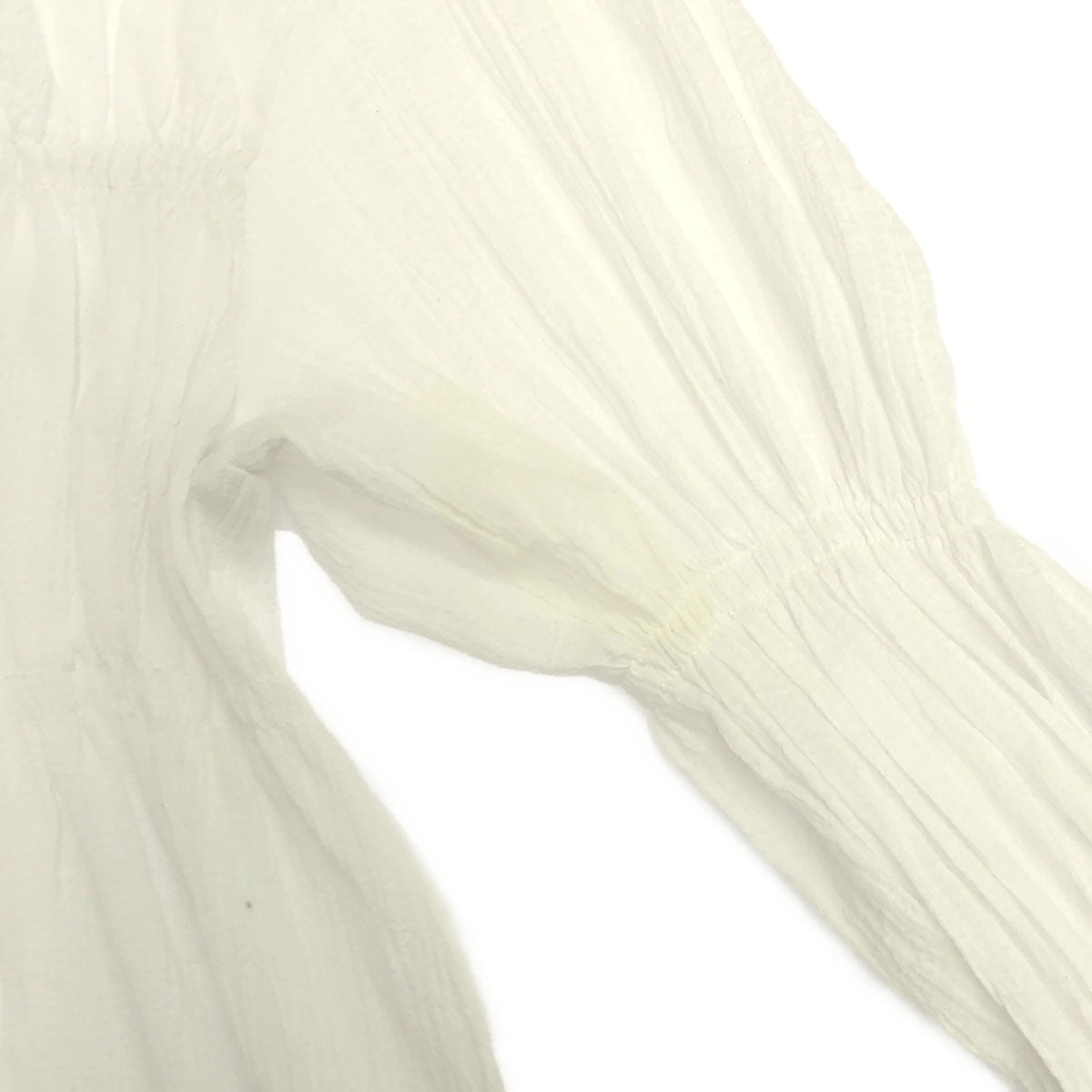 AMERI UNDRESSED アメリ 長袖 パフスリーブ チュニック F ホワイト ブラウス レディース