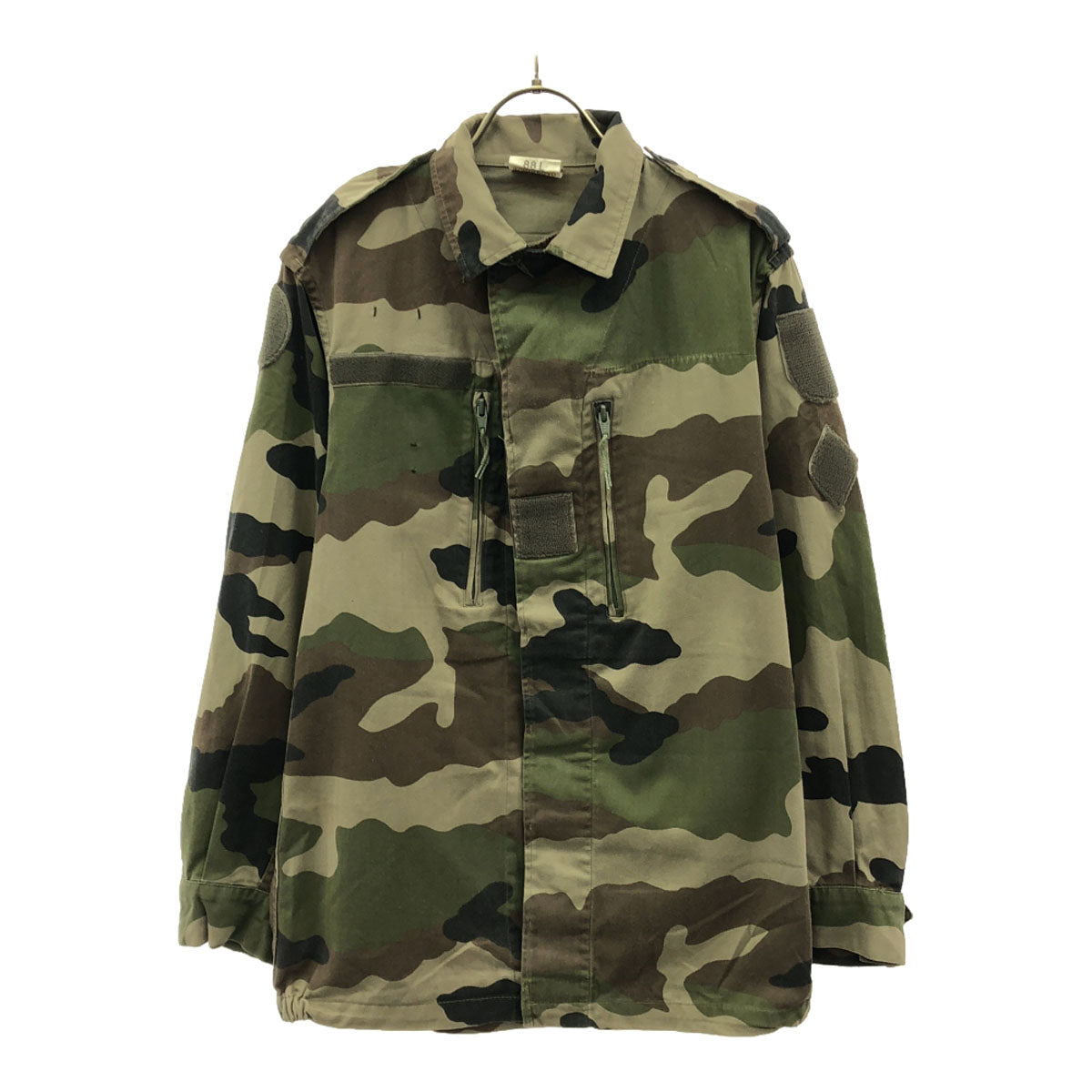 FRENCH ARMY フランス軍 90s PAUL BOYE ポールボーイ オールド 迷彩柄 ミリタリージャケット 88 L カーキ Anti-moustiques メンズ