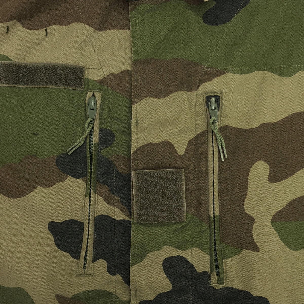 FRENCH ARMY フランス軍 90s PAUL BOYE ポールボーイ オールド 迷彩柄 ミリタリージャケット 88 L カーキ Anti-moustiques メンズ