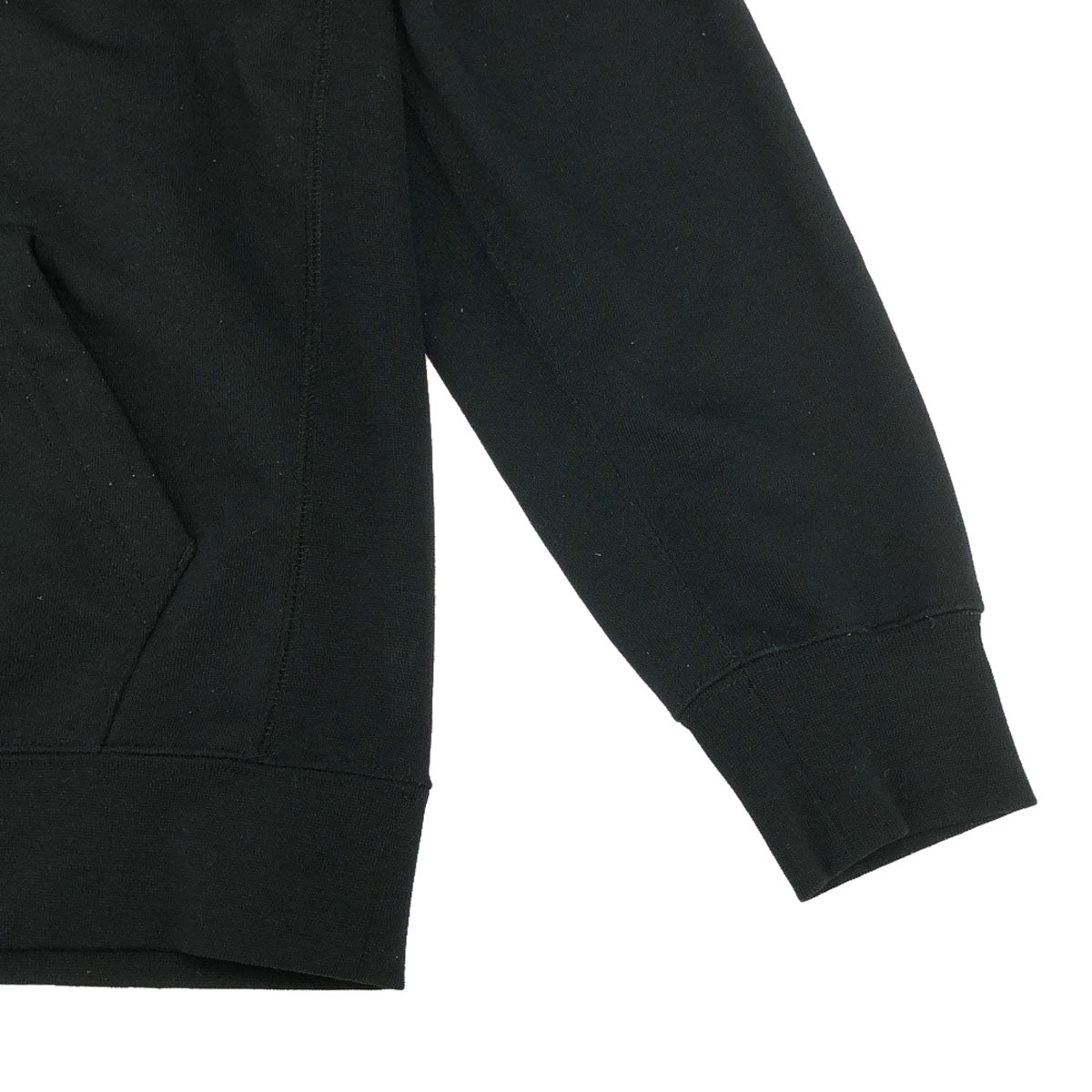 THE NORTH FACE ザノースフェイス NT12035 ロゴ刺繍 長袖 スウェットパーカー S ブラック アウトドア プルオーバー NT12035 メンズ