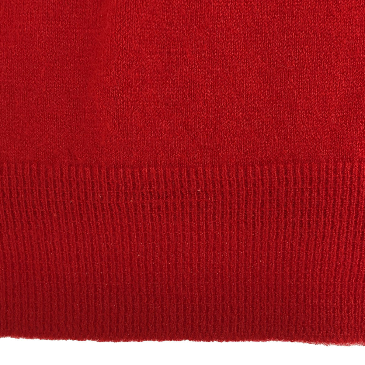 Christian Dior クリスチャンディオール 80s 90s USA製 オールド ロゴ刺繍 Vネック ニットベスト M レッド セーター メンズ