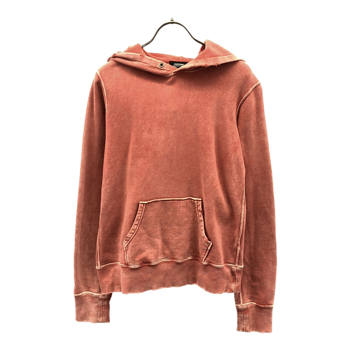 OZONE ROCKS オゾンロックス 日本製 長袖 スウェットパーカー S ピンク プルオーバー メンズ