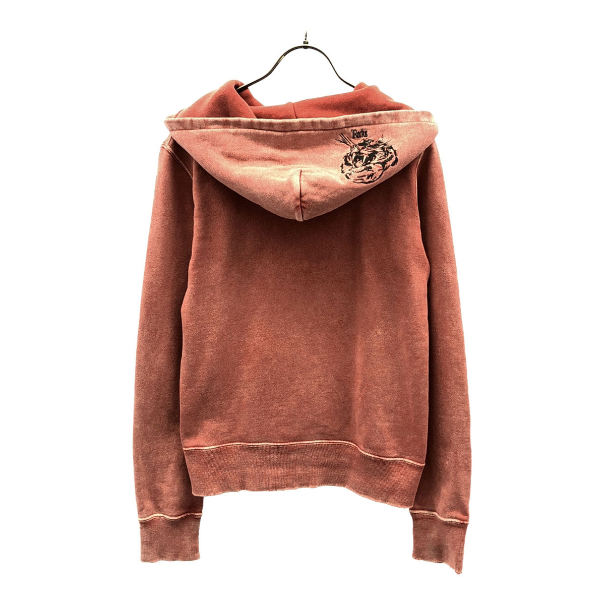 OZONE ROCKS オゾンロックス 日本製 長袖 スウェットパーカー S ピンク プルオーバー メンズ