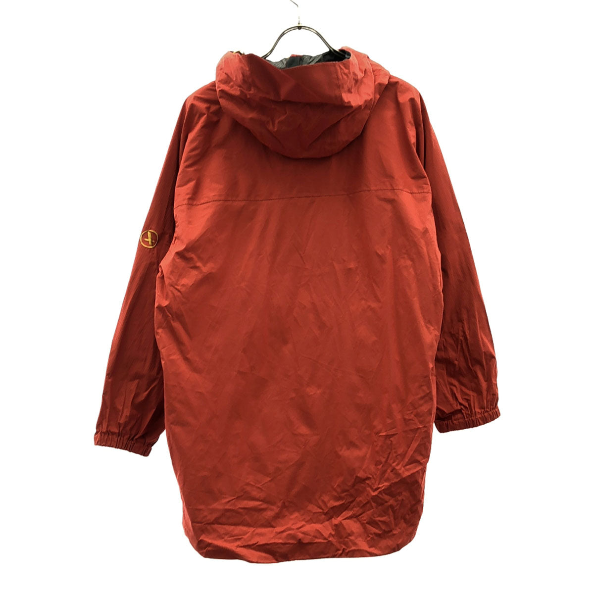 AIGLE エーグル ロゴ刺繍 マウンテンパーカー L オレンジ系 ナイロンジャケット アウトドア 8504-15401 メンズ