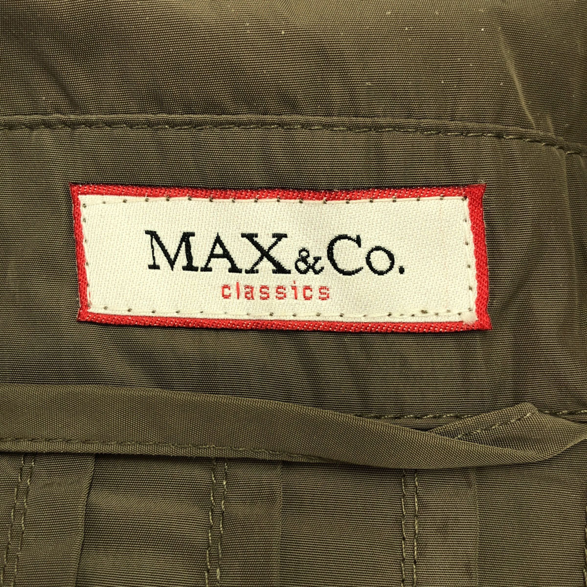 MAX&CO マックスアンドコー トレンチコート XS グレージュ レディース