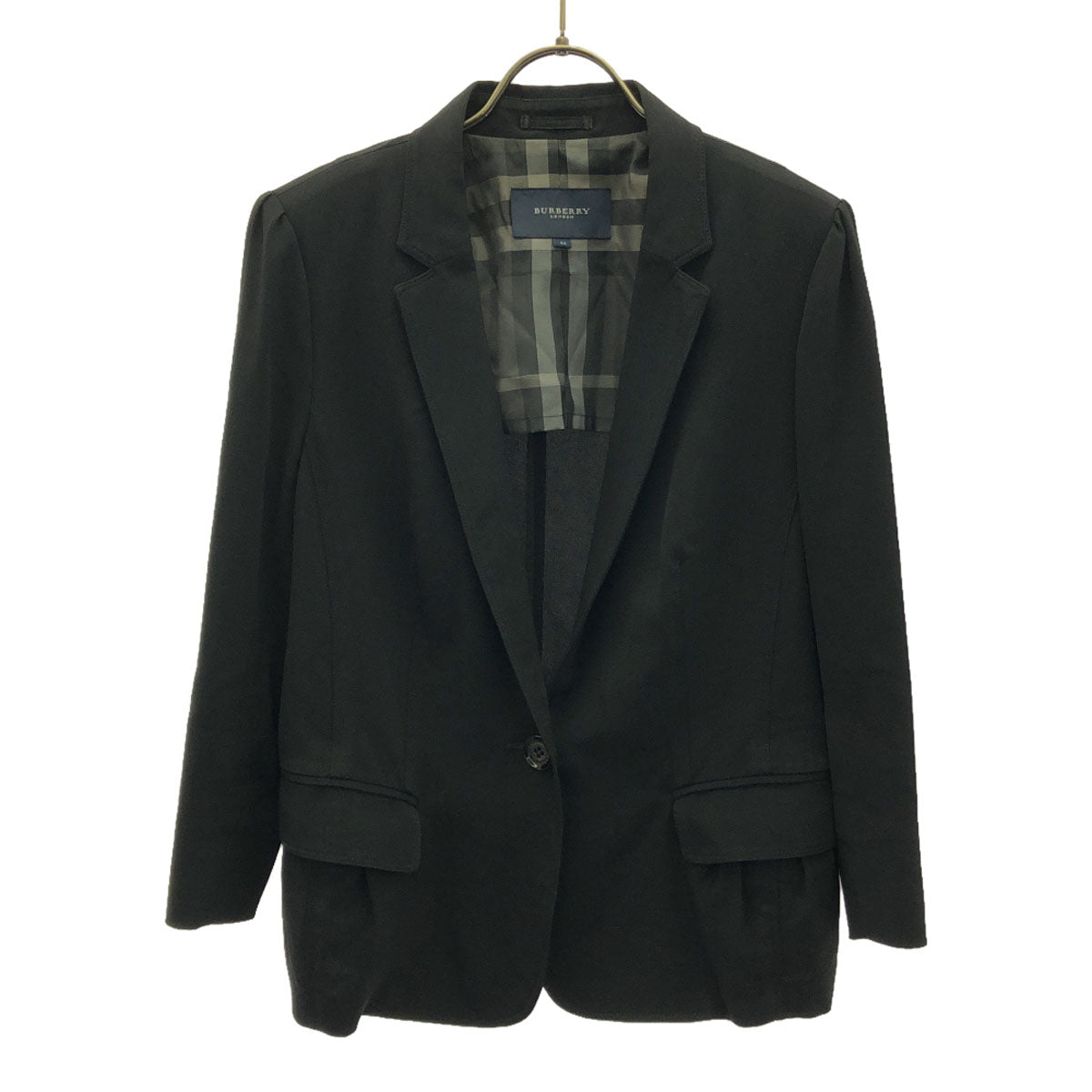 BURBERRY LONDON バーバリーロンドン 日本製 三陽商会 テーラードジャケット 44 ブラック レディース