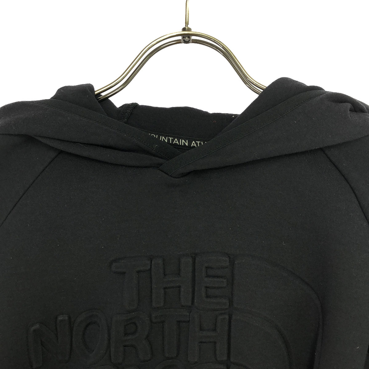 THE NORTH FACE ザノースフェイス ロゴ 長袖 テックエアー スウェットパーカー L ブラック アウトドア NT11880 メンズ