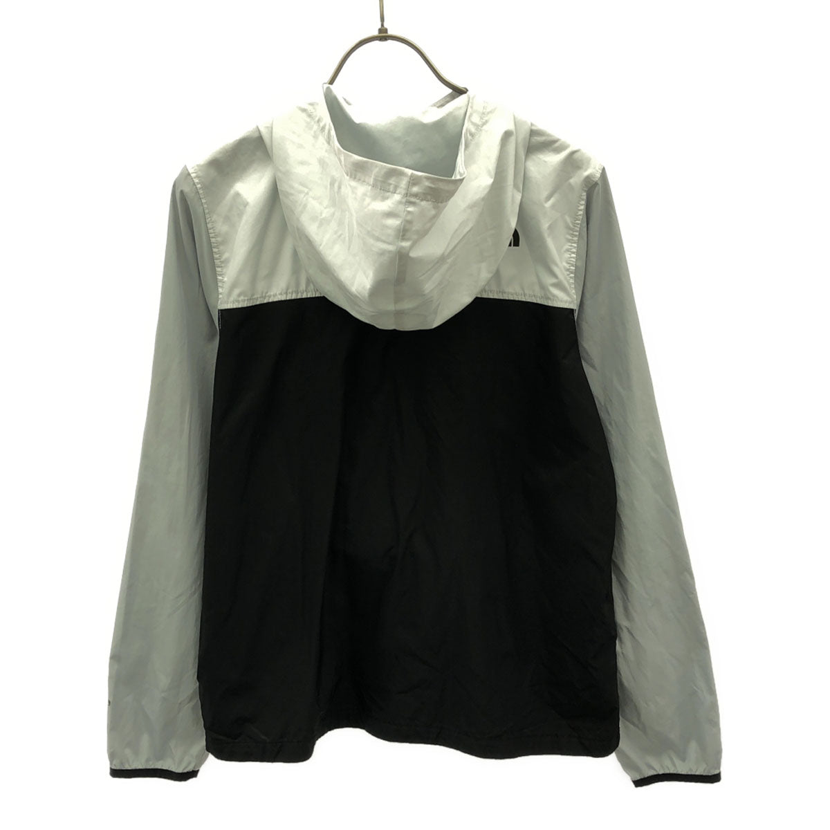 THE NORTH FACE ザノースフェイス ロゴプリント ハーフジップ マウンテンパーカー L(14/16) ホワイト アウトドア キッズ