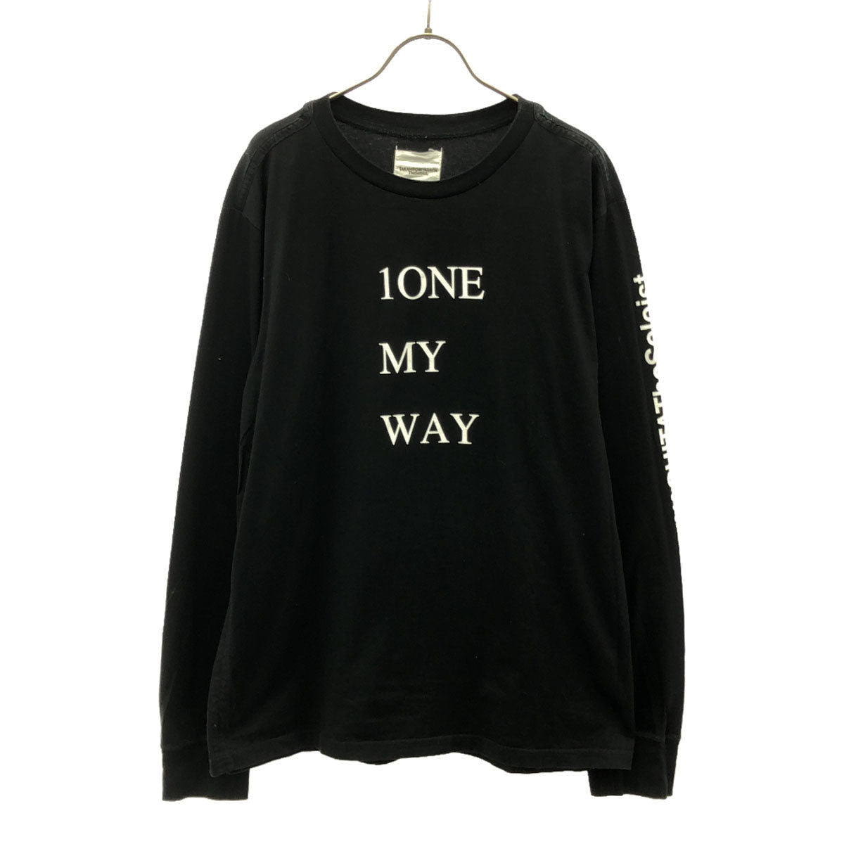 TAKAHIRO MIYASHITA The SoloIst. タカヒロミヤシタザソロイスト 日本製 長袖 Tシャツ 52 ブラック 1ONE MY WAY ロンT カットソー メンズ