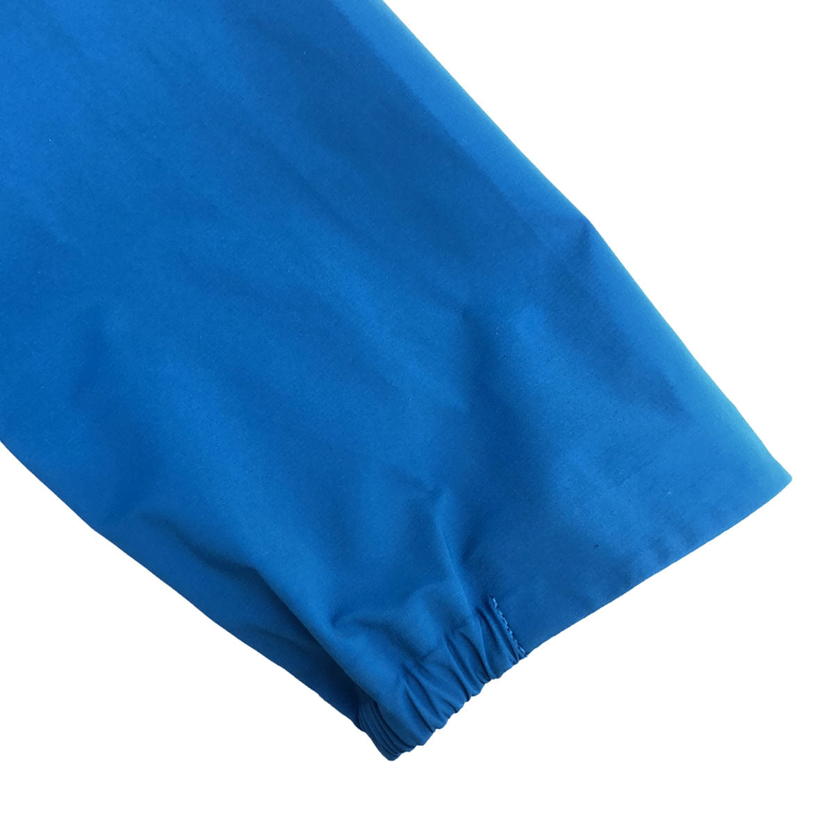 THE NORTH FACE ザノースフェイス ロゴプリント フライトトレイル ジャケット M ブルー アウトドア NPW71970 防水フーディジャケット レディース