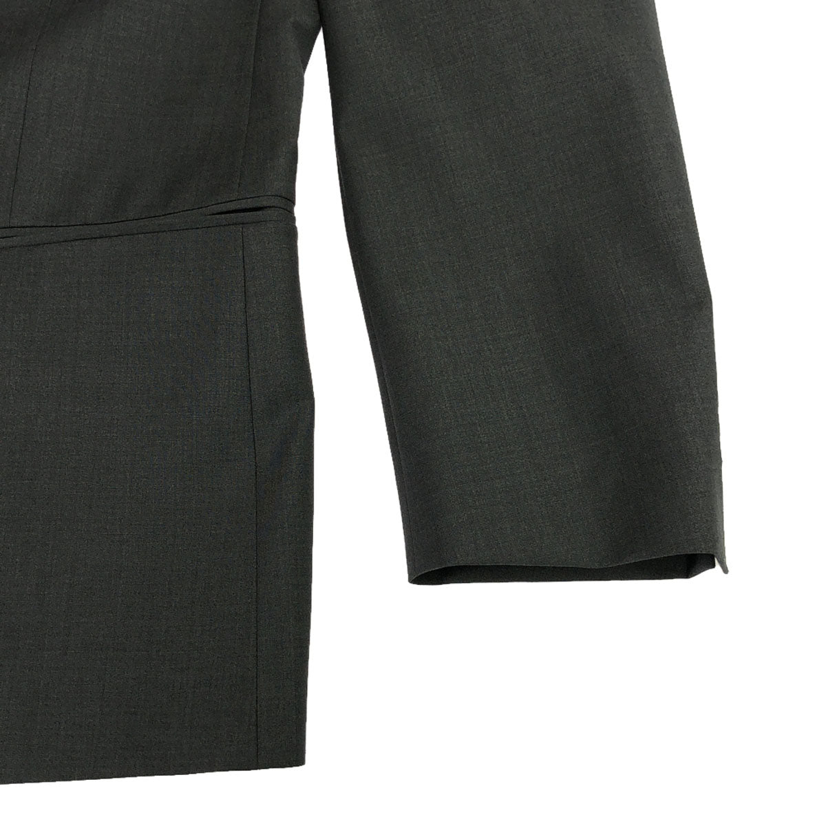 BOSS HUGO BOSS ボスヒューゴボス ウールブレンド ストレッチ テーラードジャケット 52 グレー メンズ