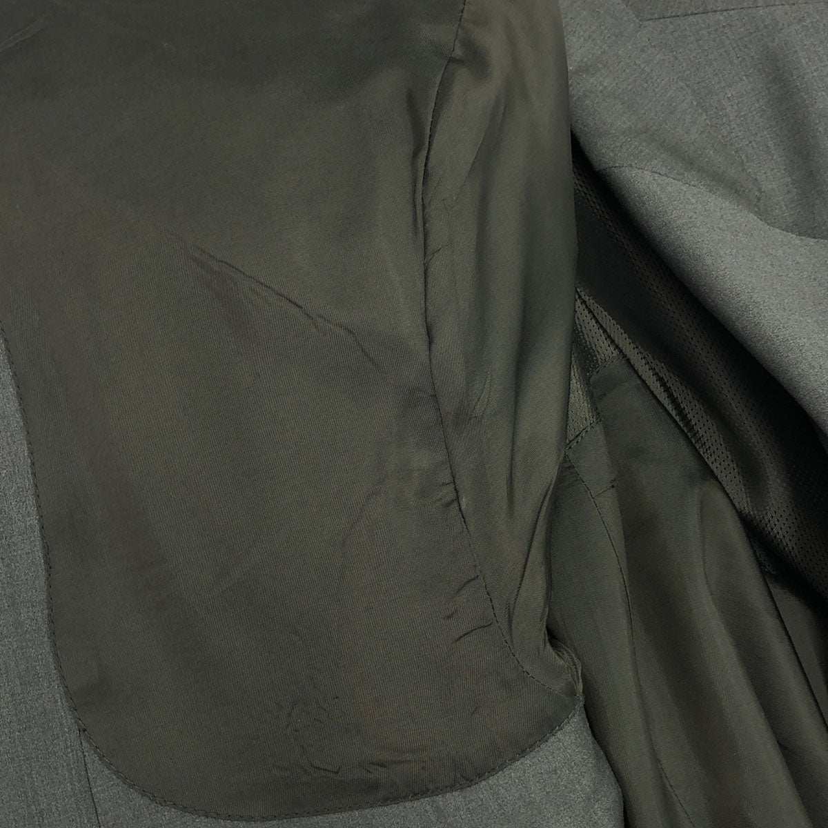 BOSS HUGO BOSS ボスヒューゴボス ウールブレンド ストレッチ テーラードジャケット 52 グレー メンズ