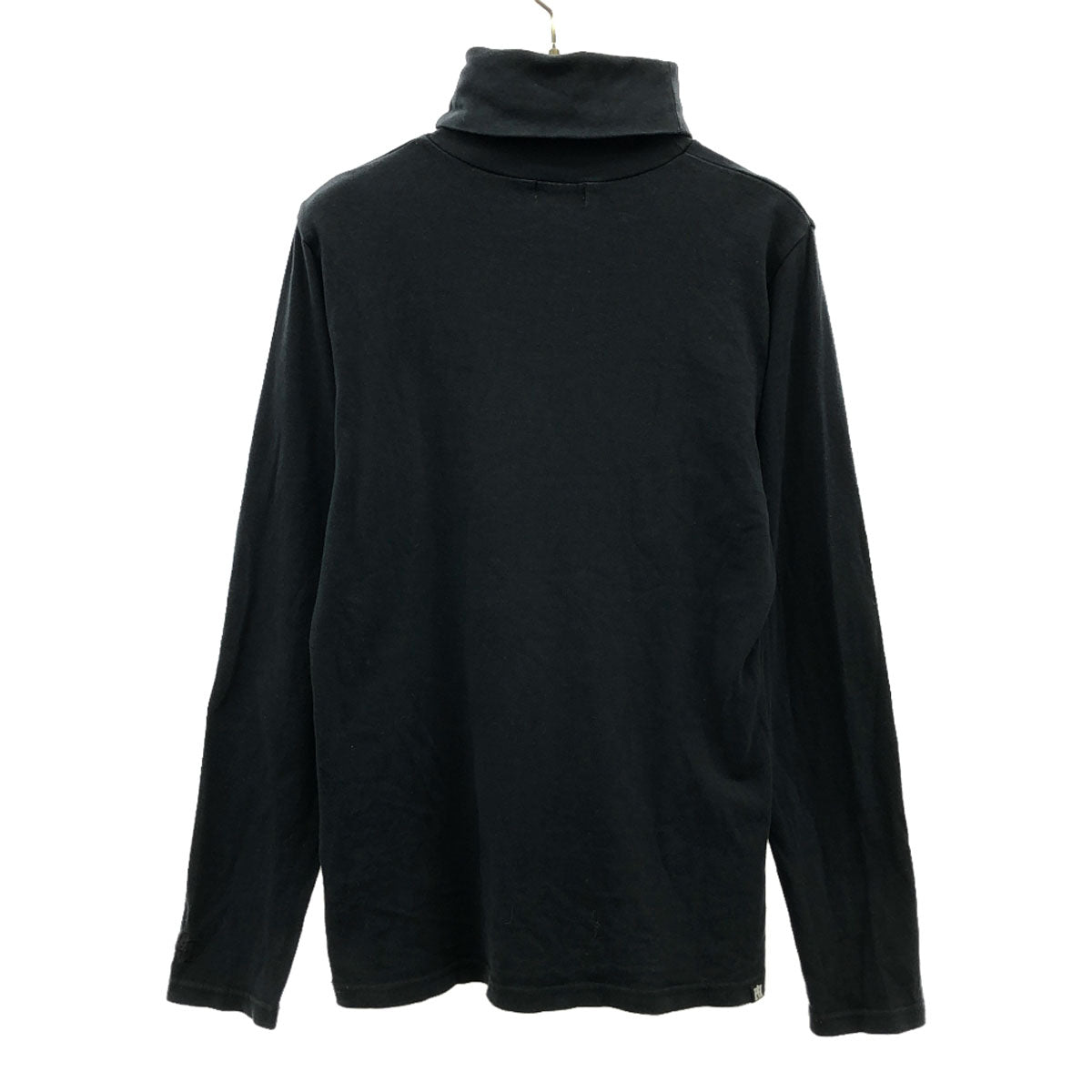 HYSTERIC GLAMOUR ヒステリックグラマー ロゴ刺繍 長袖 タートルネック カットソー FREE ブラック ロンT メンズ