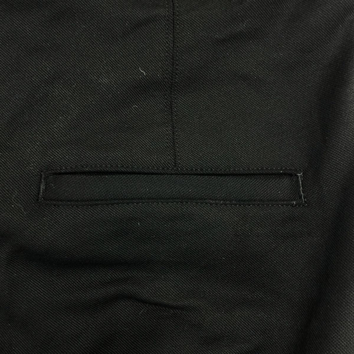 HELMUT LANG ヘルムートラング ウールブレンド スリムパンツ 0 ブラック 裾ZIPスリット レディース