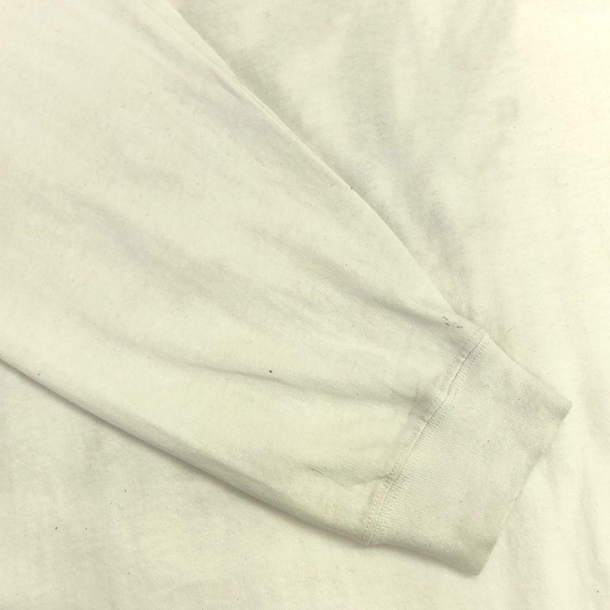 HUF ハフ バックプリント 長袖 Tシャツ L ホワイト ロンT カットソー メンズ