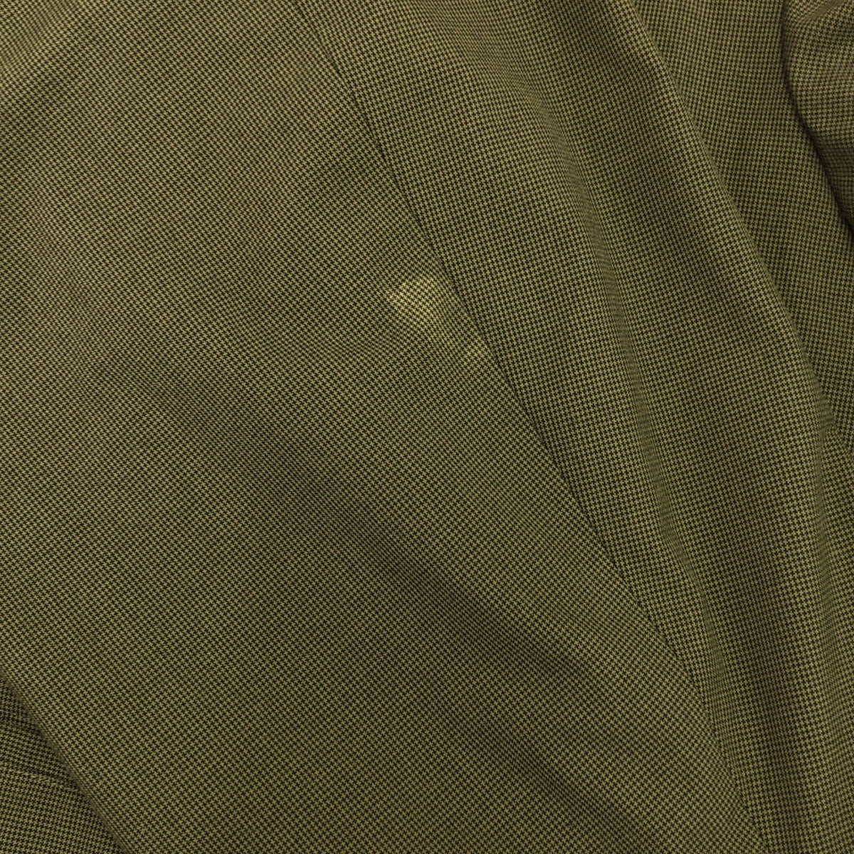 MAISON SPECIAL メゾンスペシャル 千鳥柄 ノーカラージャケット 46 ブラウン Banswara メンズ