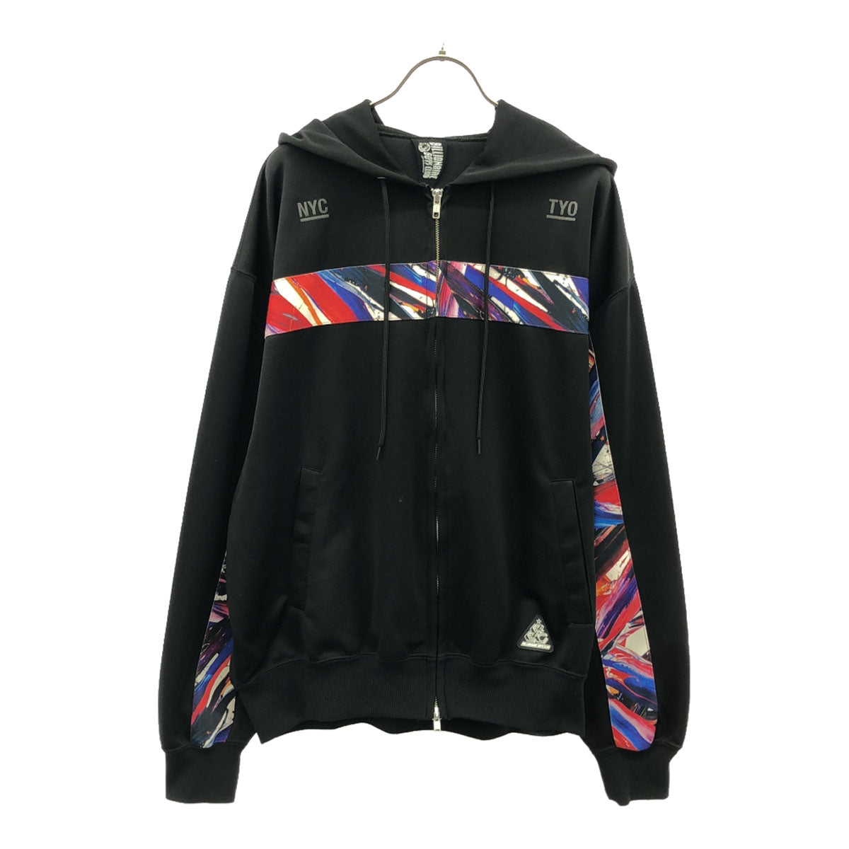 Billionaire Boys Club ビリオネアボーイズクラブ 日本製 長袖 ジップパーカー L ブラック系 ジャージ メンズ