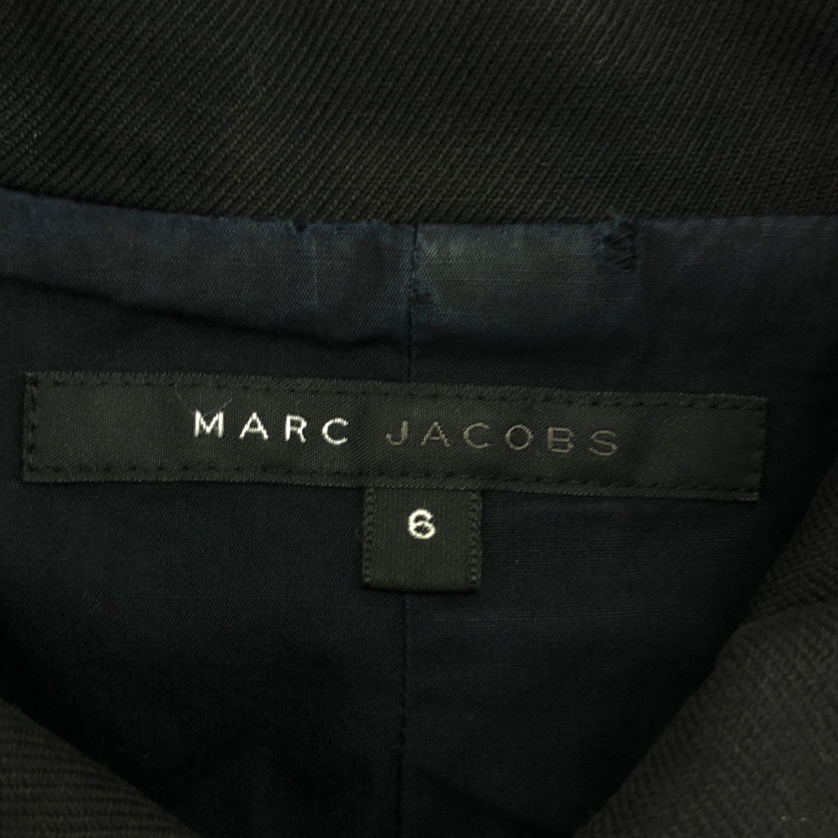 MARC JACOBS マークジェイコブス コットンジャケット 6 ブラック レディース