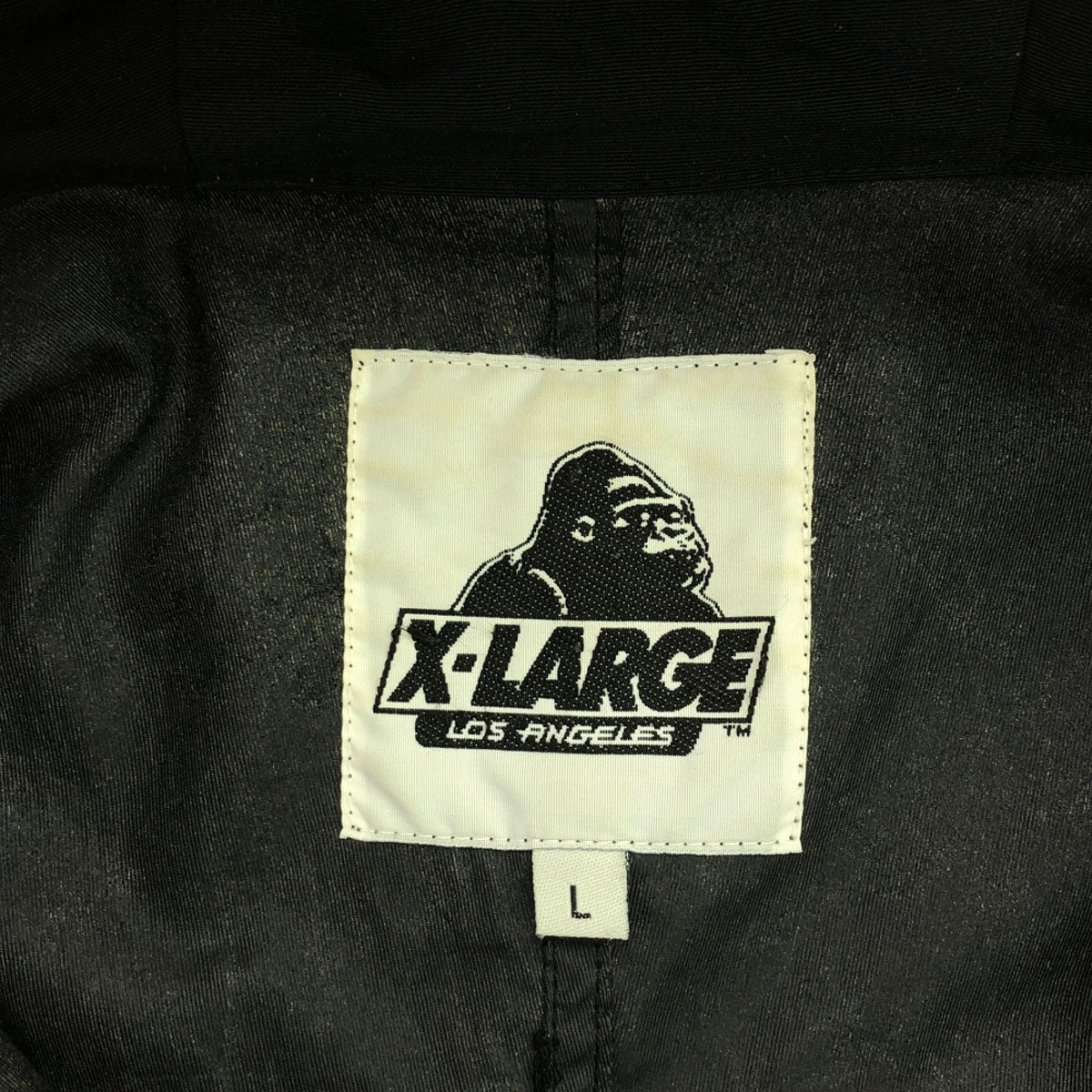 XLARGE エクストララージ 刺繍 ナイロンジャケット L ブラック メンズ