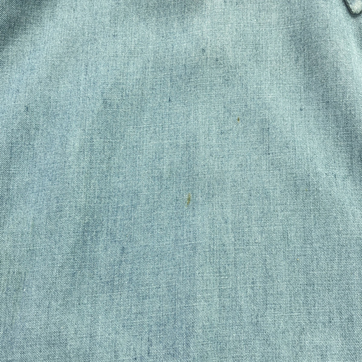 KENZO JEANS ケンゾージーンズ 90s 日本製 オールド 長袖 ボタンダウンシャツ S ブルー系 メンズ