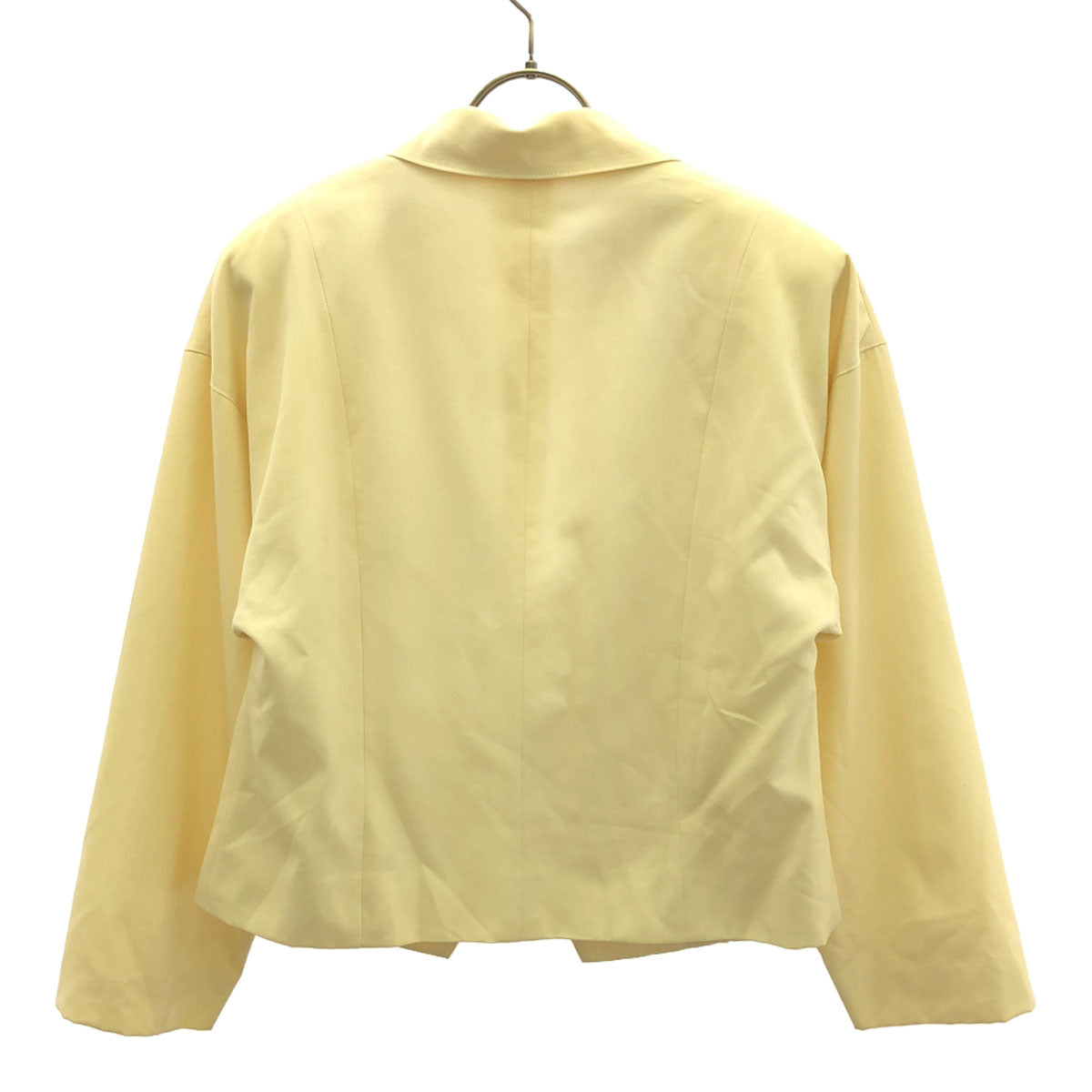 Chloe クロエ ウール100% テーラードジャケット 40 イエロー系 レディース