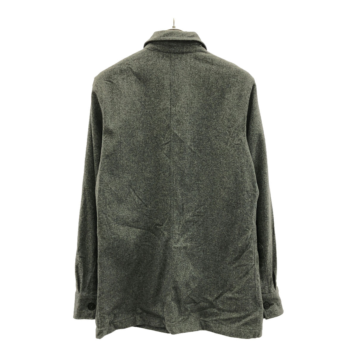 A.P.C. アーペーセー フランス製 ウールブレンド シャツジャケット 2 グレー メンズ