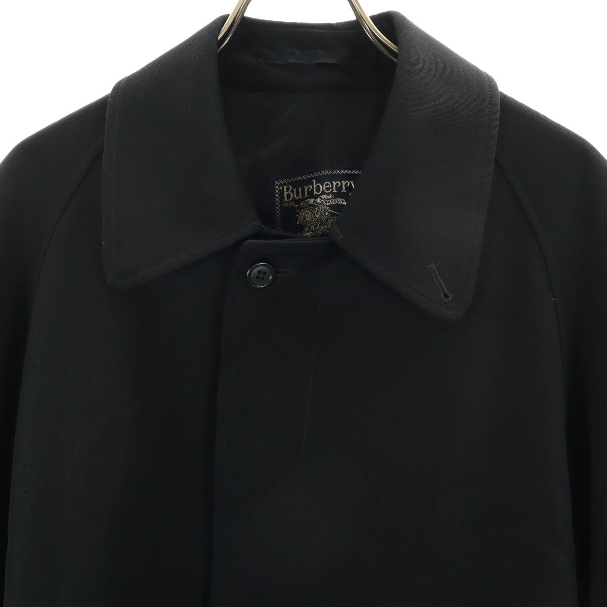 Burberrys バーバリーズ 80s 英国製 ヴィンテージ ロングコート ブラック メンズ