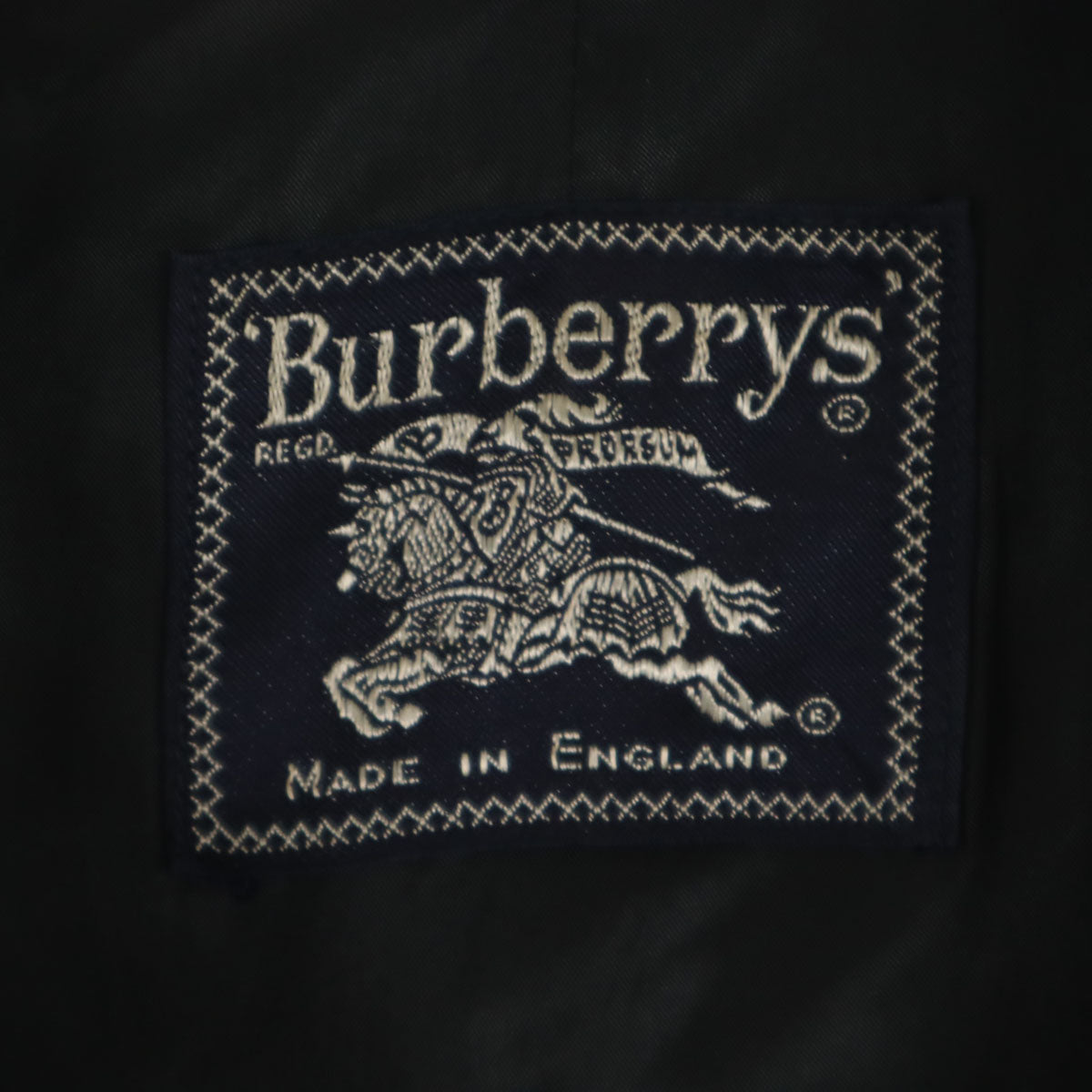 Burberrys バーバリーズ 80s 英国製 ヴィンテージ ロングコート ブラック メンズ