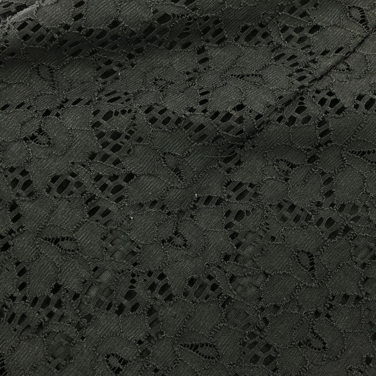 Desigual デシグアル 刺繍 花柄 長袖 レース ワンピース 40 ブラック レディース