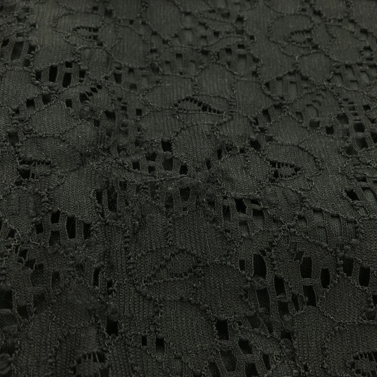 Desigual デシグアル 刺繍 花柄 長袖 レース ワンピース 40 ブラック レディース