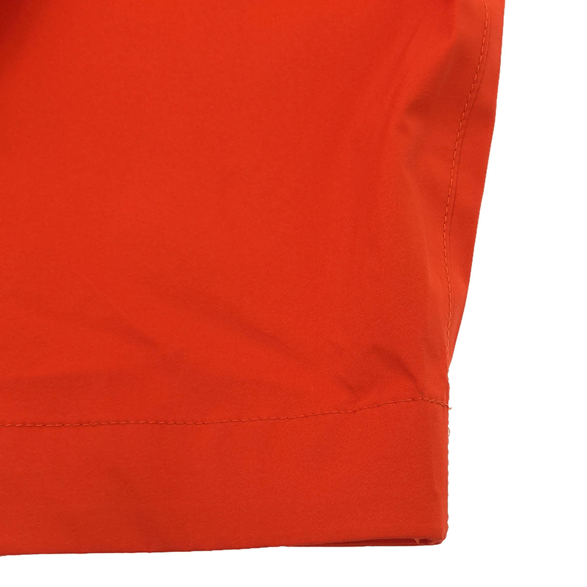 Mammut マムート ロゴ刺繍 長袖 マウンテンパーカー S オレンジ系 収納袋付き ダブルファスナー アウトドア メンズ