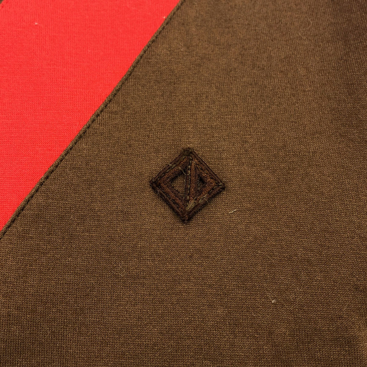 Christian Dior SPORTS クリスチャンディオール スポーツ 80s 90s オールド 幾何学柄 長袖 ポロシャツ M ブラウン レディース