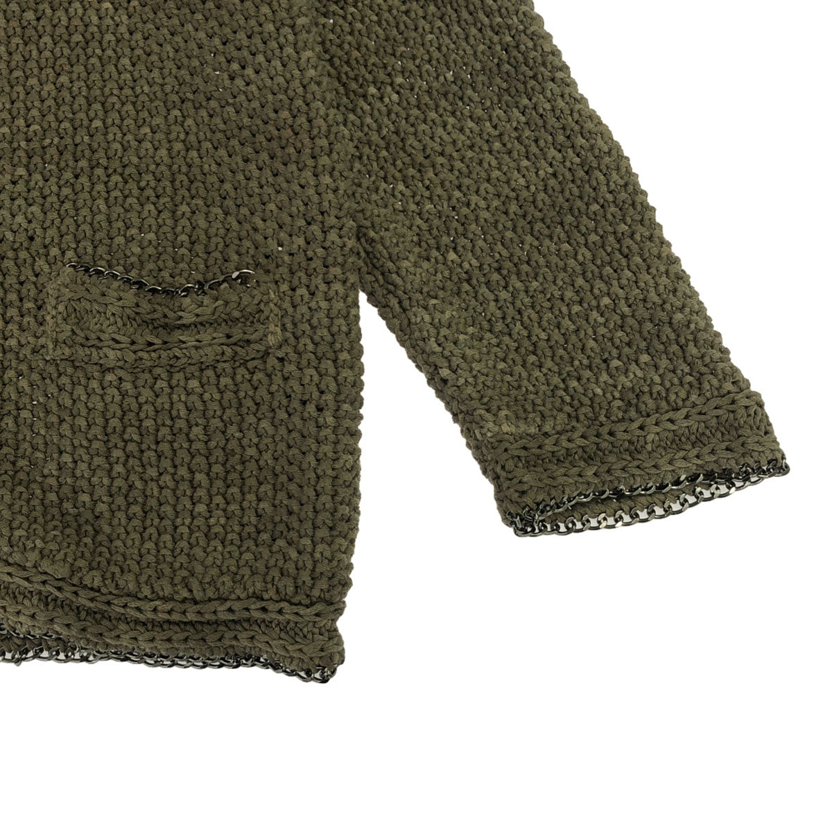 MAX&CO マックスアンドコー コットン ニットジャケット L ブラウン レディース