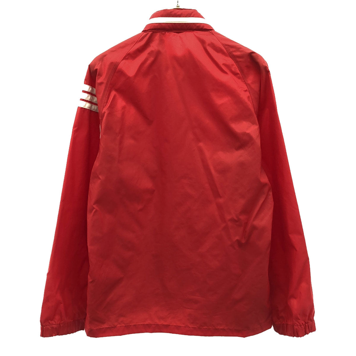 adidas アディダス ヴィンテージ トレフォイルロゴ ウィンドブレーカー M レッド メンズ