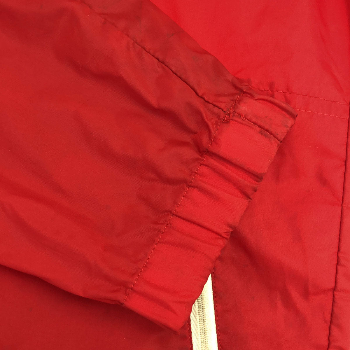 adidas アディダス ヴィンテージ トレフォイルロゴ ウィンドブレーカー M レッド メンズ