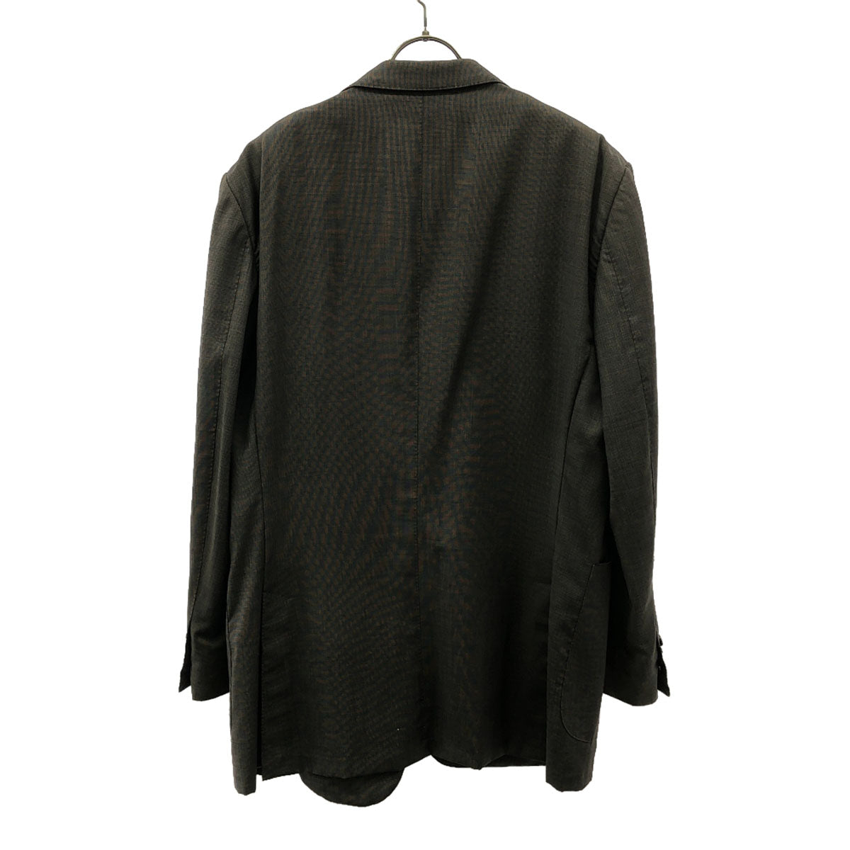 Ermenegildo Zegna エルメネジルド ゼニア テーラードジャケット ブラウン 肩パット入り メンズ