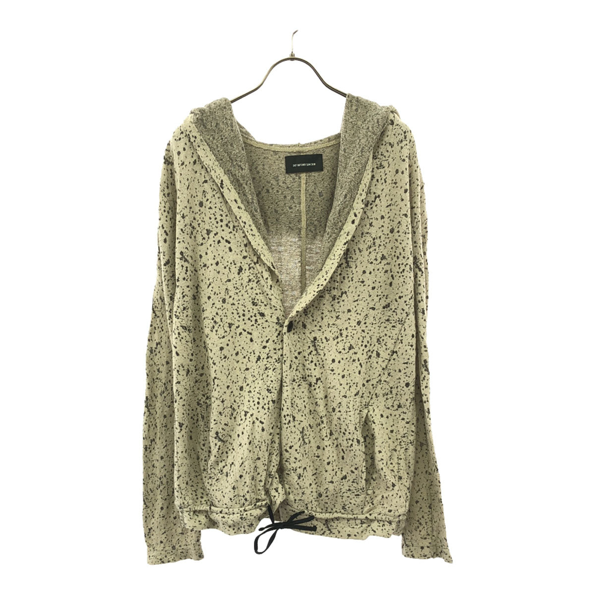 DIET BUTCHER SLIM SKIN ダイエットブッチャースリムスキン 日本製 総柄 長袖 パーカー 2 グレージュ メンズ