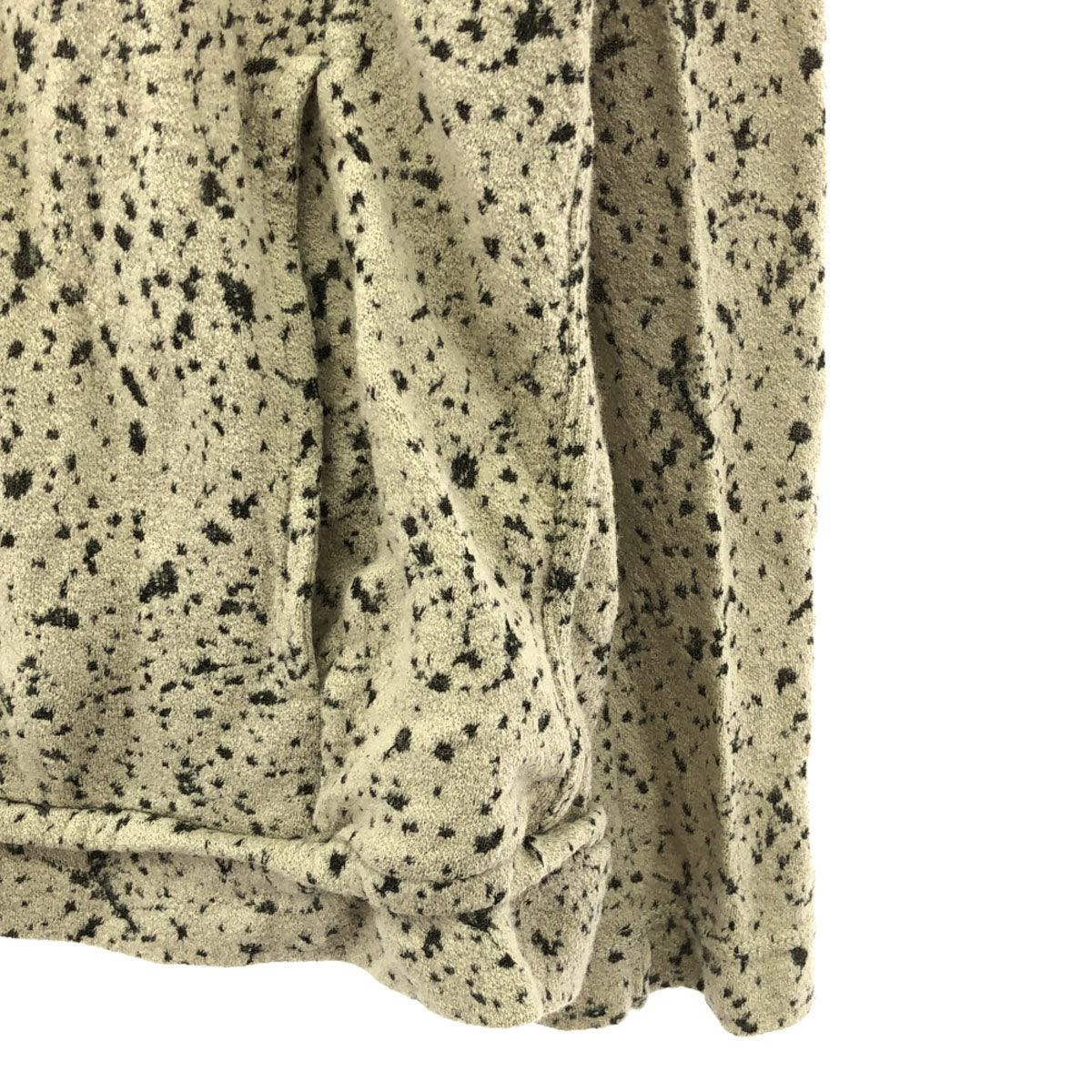 DIET BUTCHER SLIM SKIN ダイエットブッチャースリムスキン 日本製 総柄 長袖 パーカー 2 グレージュ メンズ