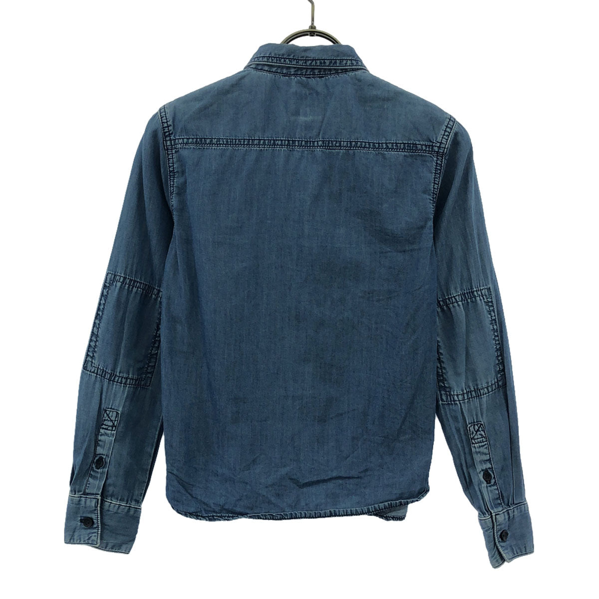 ARMANI EXCHANGE アルマーニエクスチェンジ 長袖 シャンブレーシャツ 10A142CM ブルー キッズ