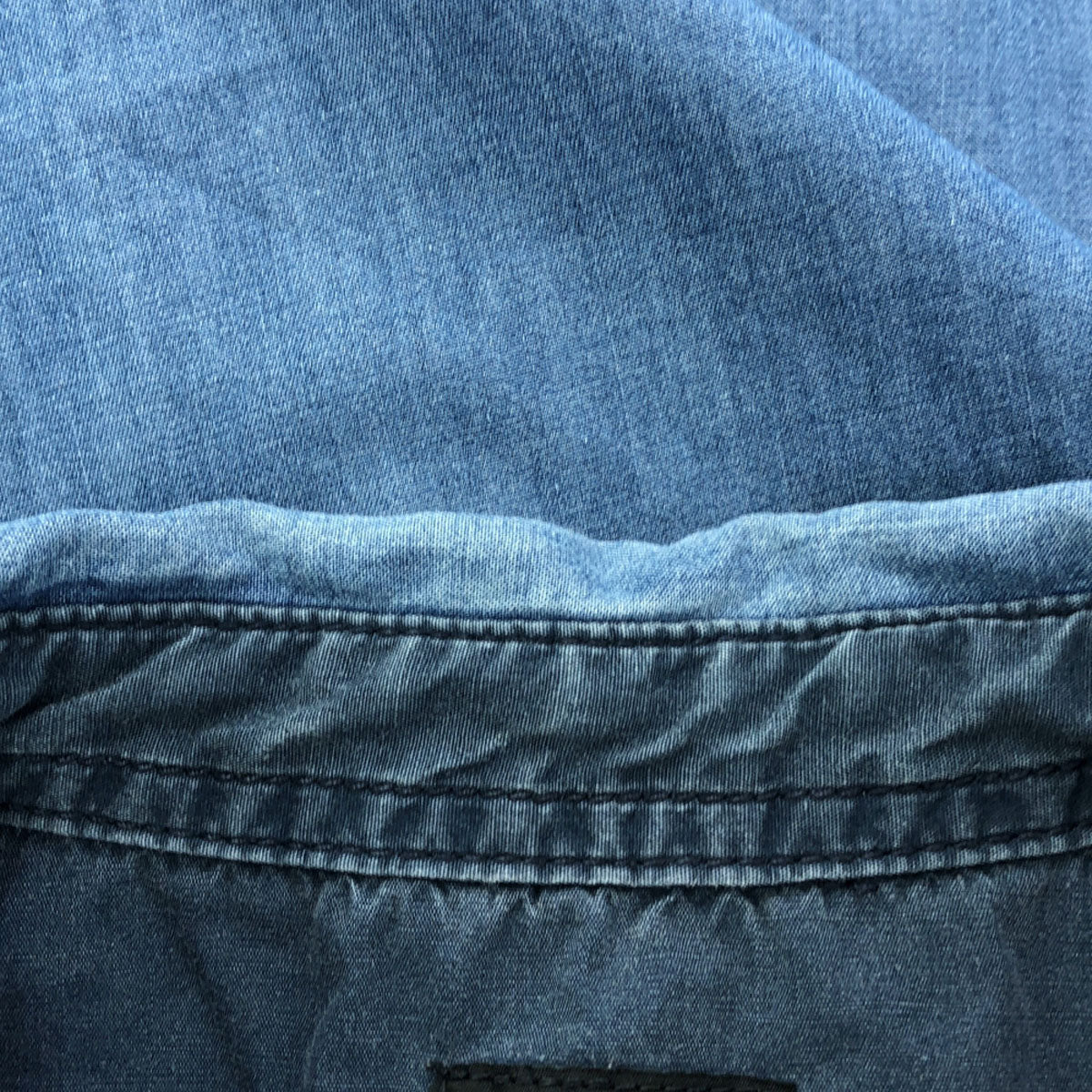 ARMANI EXCHANGE アルマーニエクスチェンジ 長袖 シャンブレーシャツ 10A142CM ブルー キッズ