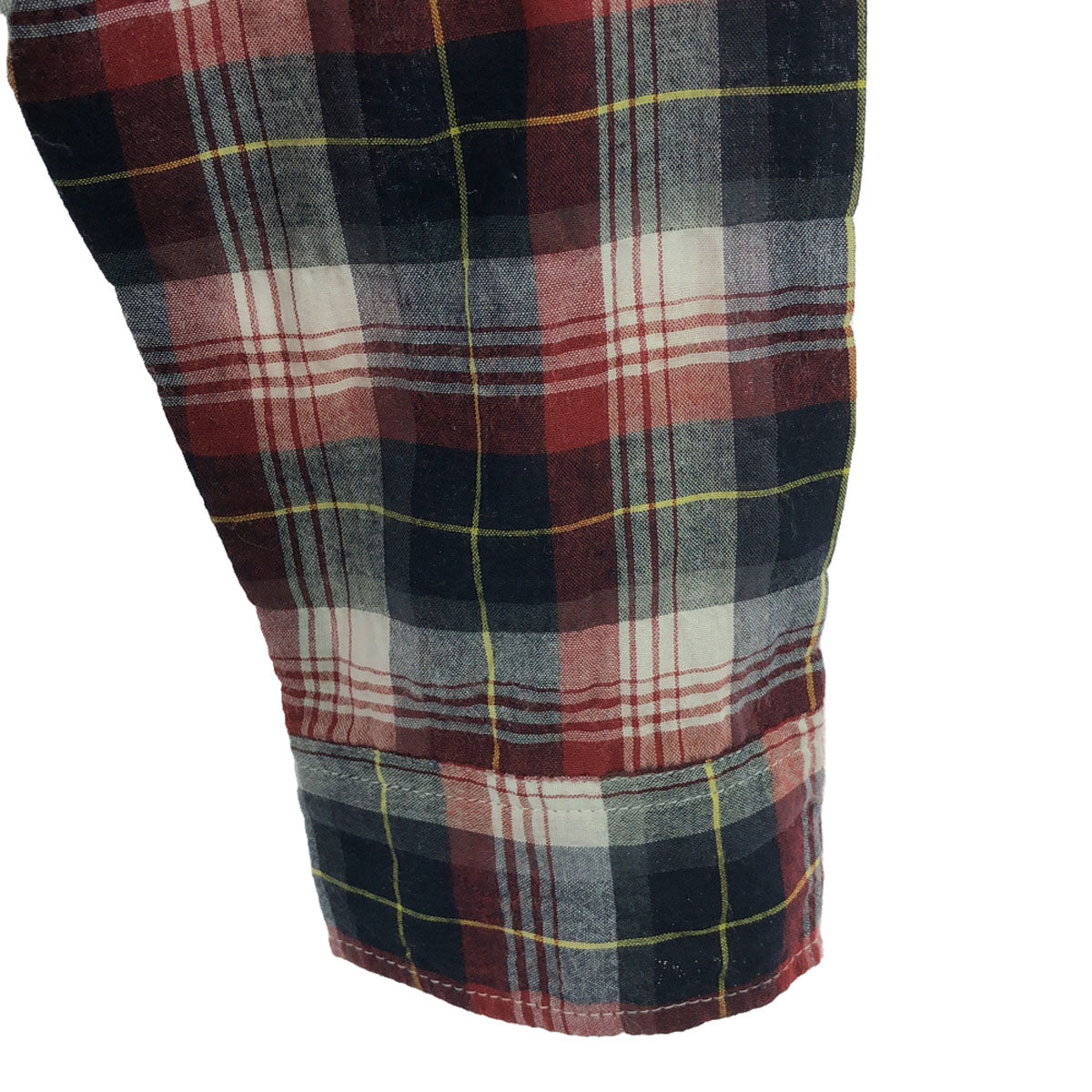 THE NORTH FACE ザノースフェイス チェック柄 長袖 シャツ M レッド×ブラック アウトドア NRW11406 レディース