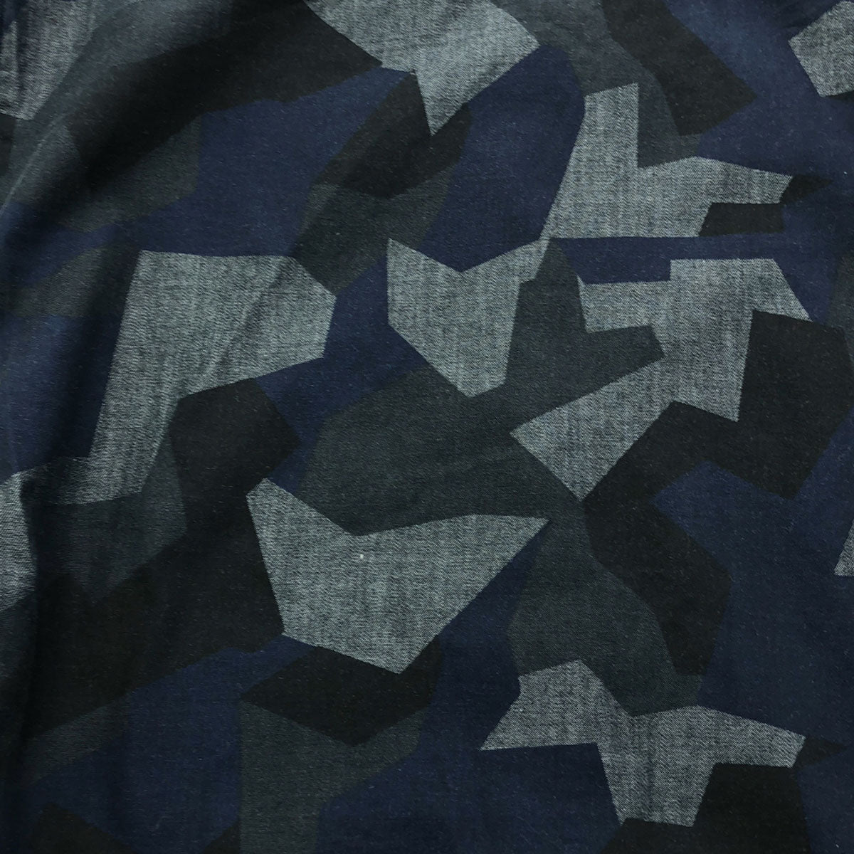 ARMANI EXCHANGE アルマーニエクスチェンジ 幾何学柄 長袖 シャツ 10A142CM グレー×ネイビー キッズ