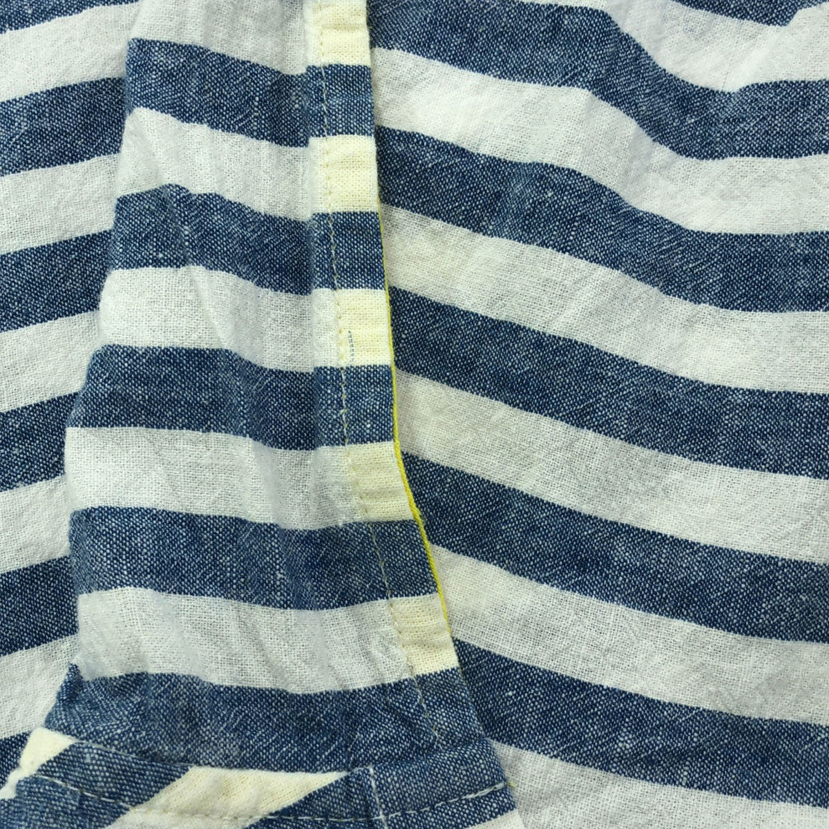 ARMANI JUNIOR アルマーニジュニア ボーダー ロゴ刺繍 長袖 パーカー 10A ブルー×ホワイト キッズ